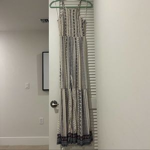 Aqua printed jumpsuit